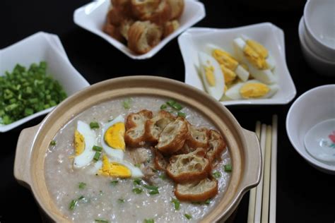 my bare cupboard: Chicken jook ( congee ) / Chicken rice porridge