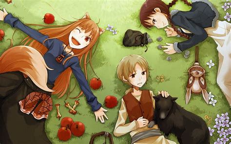 HD wallpaper: Spice And Wolf characters, 3 anime characters, 1920x1200 ...