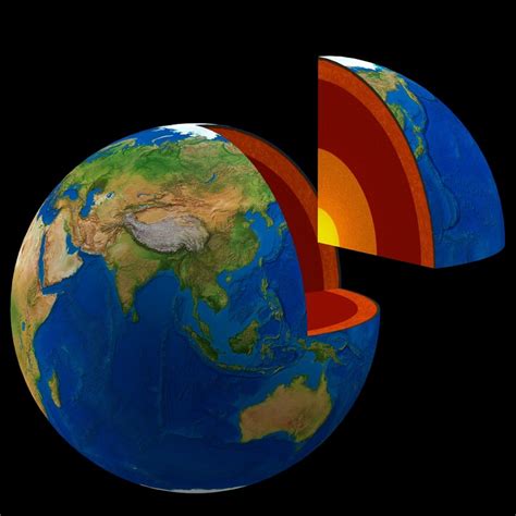 earth core 3d model