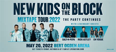 NKOTB Announce The Ultimate Party with The Mixtape Tour 2022 | Bert Ogden Arena