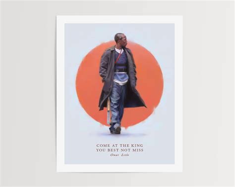 Omar Little the Wire Art Print - Etsy