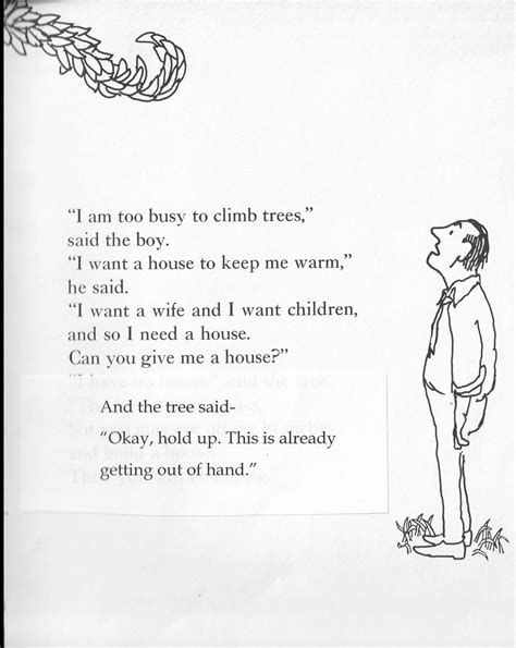 Shel Silverstein’s “The Tree Who Set Healthy Boundaries”