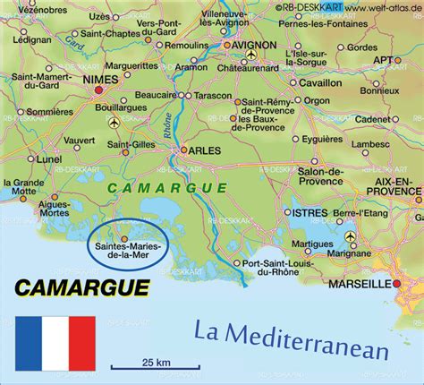 MAP of CAMARGUE - Magdalene Publishing