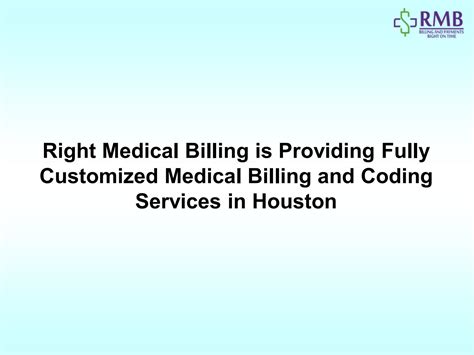 Right Medical Billing is Providing Fully Customized Medical Billing and Coding Services in ...