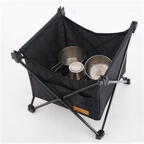 Portable Outdoor Folding Table with Large Storage Bag, Waterproof Desi – GizModern