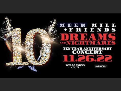 Meek Mill's celebrating 10 years with a one-night only 'Dreams & Nightmares' anniversary concert ...