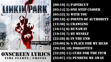 Linkin park hybrid theory album back - processvvti