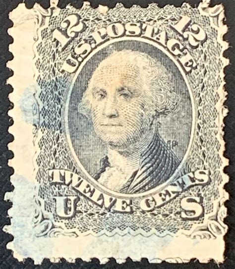 1867 George Washington 12 cent #90 US Stamp Used | United States, General Issue Stamp / HipStamp