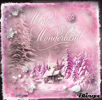 Pink Winter Wonderland Picture #126929336 | Blingee.com