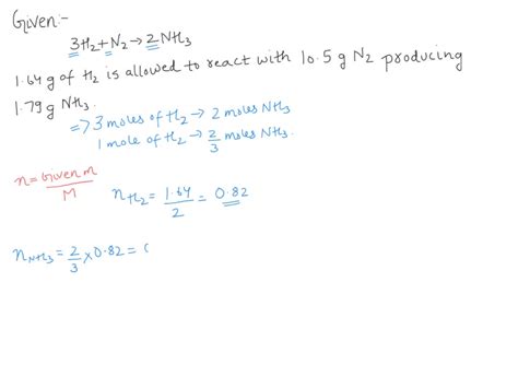 SOLVED: The Haber-Bosch process is a very important industrial process ...