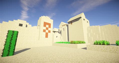 The Desert Temple Village - Minecraft Seeds