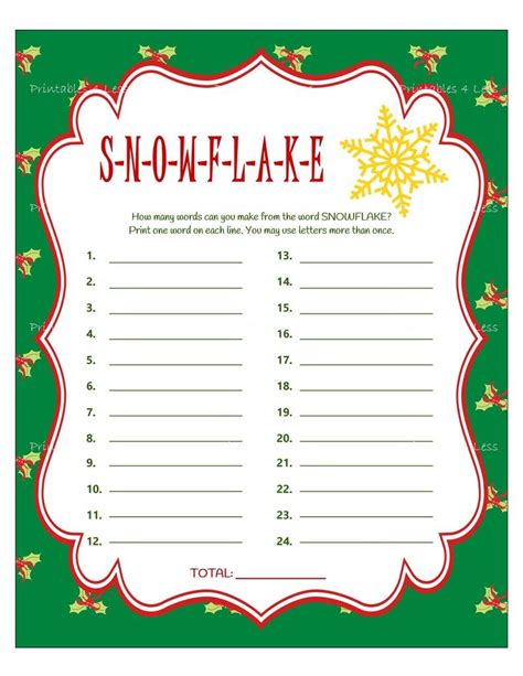 Christmas Games Printable Pdf 2023 Cool Top Popular Incredible ...