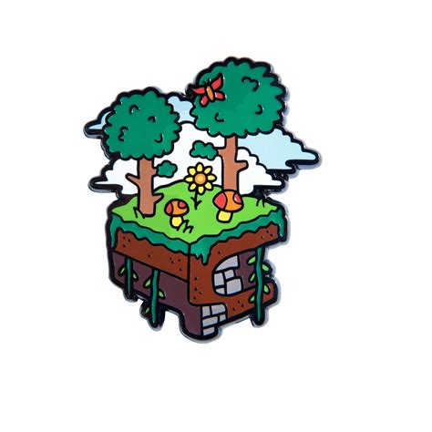 Terraria - Forest Biome Color Coated Enamel Pin🌲