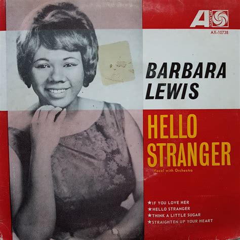 Barbara Lewis – Hello Stranger (1963, Vinyl) - Discogs