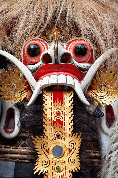 Mask of Balinese demon Rangda | High-Quality Arts & Entertainment Stock ...