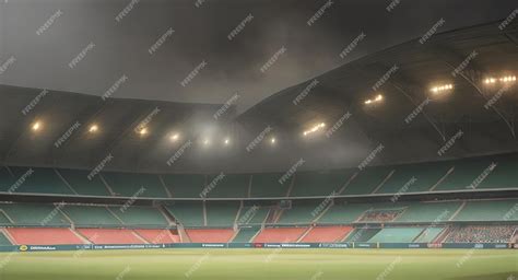 Premium AI Image | stadium at night Background