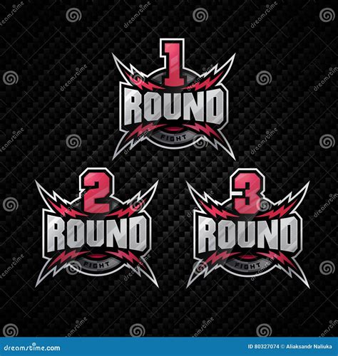 Boxing Tournament. Round One, Two, Three. Fight Stock Vector ...