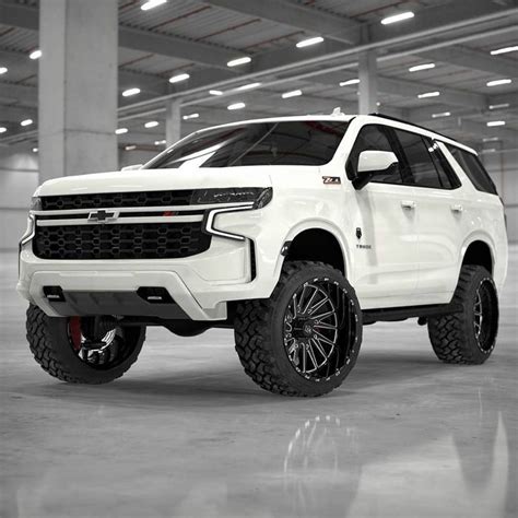 2021 Chevy Tahoe ZR1 Lifted on 26" Wheels, 37" Tires | Chevy suv ...