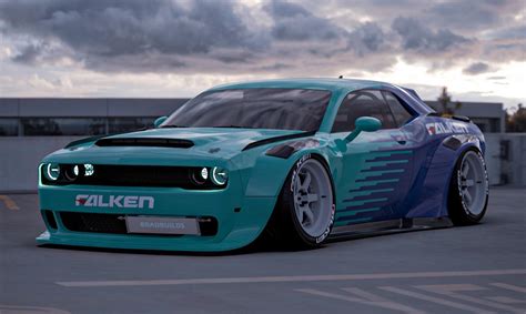 Dodge Demon With Outlandish “Fall(k)en” Widebody Kit Is Imaginary ...