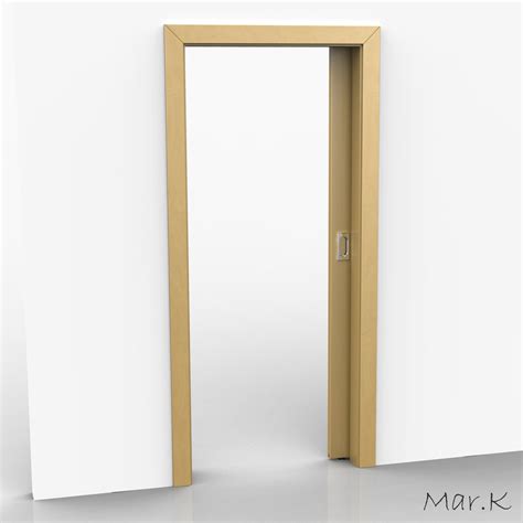 Sliding door 3D Model $15 - .c4d .3dm .prj .obj .skp - Free3D