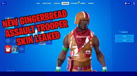 Fortnite Gingerbread Aerial Assault Trooper Leaked Skin (Winterfest 2022) - YouTube