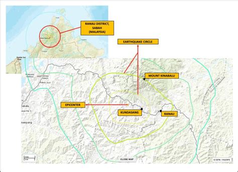 Ranau earthquake 2015 map (modified) | Download Scientific Diagram