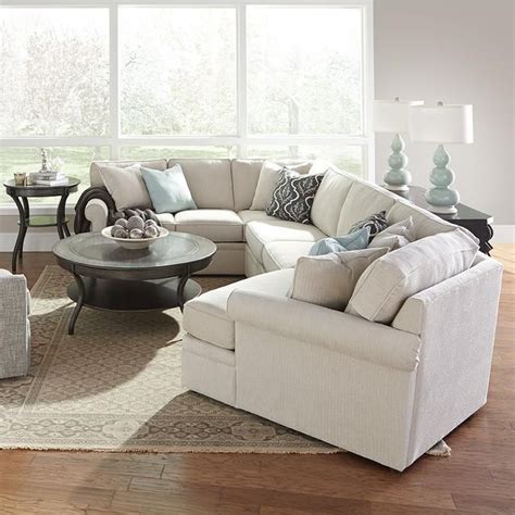 Brentwood Transitional Cuddler Sectional Sofa by Rowe at Belfort ...