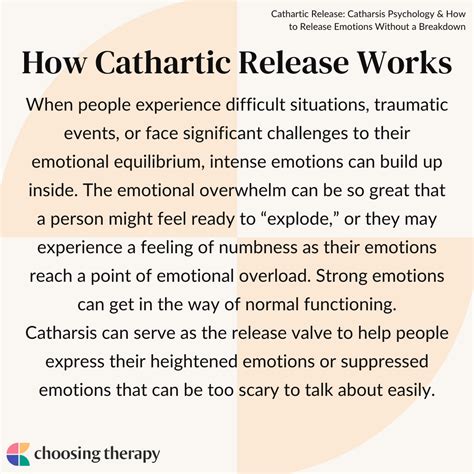 What Is Catharsis Psychology?