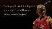 Michael Jordan Wallpaper with Quotes Make it Happen - Dont Give Up World
