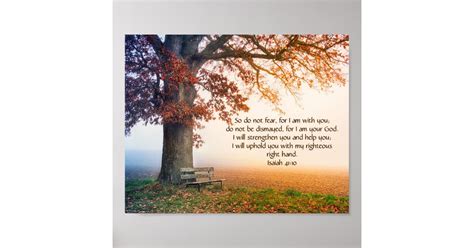 Custom Inspirational bible verse from Isaiah Bible Poster | Zazzle