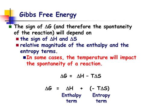 PPT - Gibbs Free Energy PowerPoint Presentation, free download - ID:6125811