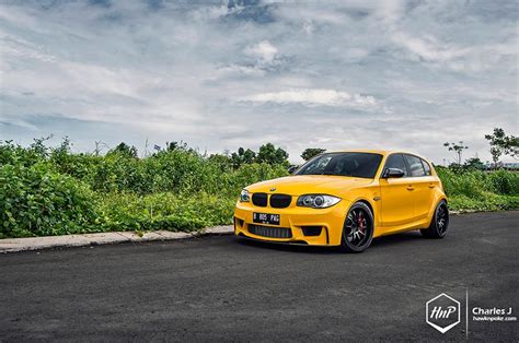 Yellow Fascination: BMW 1M Hatchback - autoevolution