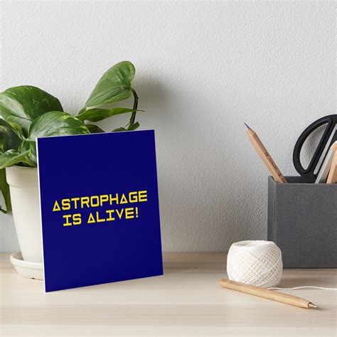 "Project Hail Mary - Astrophage Is Alive! (Yellow) | " Art Board Print by PixelsandPulp | Redbubble