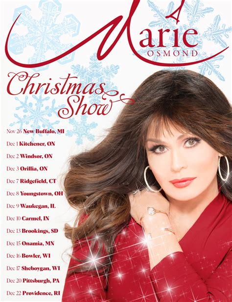 Marie Osmond Spreads Holiday Cheer on Her 2022 Christmas Tour | Grateful Web