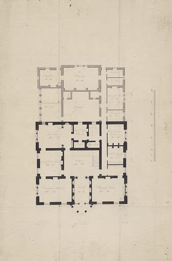 Design for Clifton Castle, Yorkshire: Ground Floor Plan free public ...