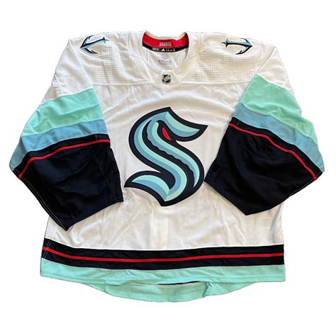 Seattle Kraken Away White M.I.C. Professional Cut Jersey – Sports Town USA