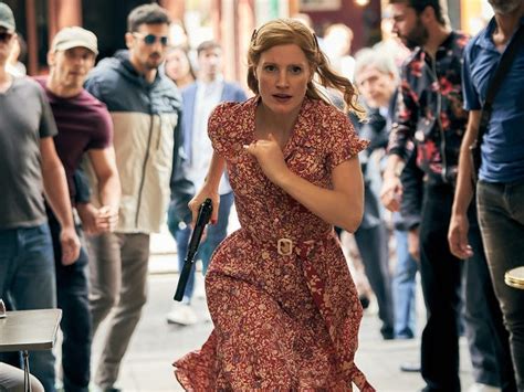 Jessica Chastain Ran Along Beam '40 to 50 Feet' in the Air in Heels, 'the 355' Director Says