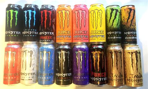 Monster Energy Drink Flavors List