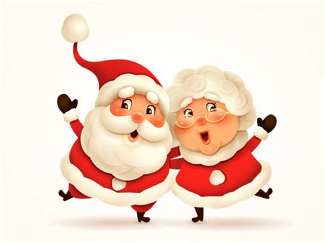 Santa And Mrs Claus Clipart