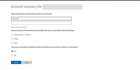 How to Use the Microsoft Account Recovery Form