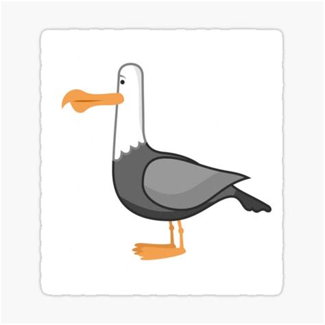 "Seagull 'Mine!' from Finding Nemo funny design" Sticker by EverestDesigns | Redbubble