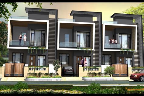 Small Row House Design Philippines | Row house design, Facade house, Small row house design