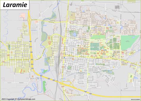 Laramie Map | Wyoming, U.S. | Maps of Laramie