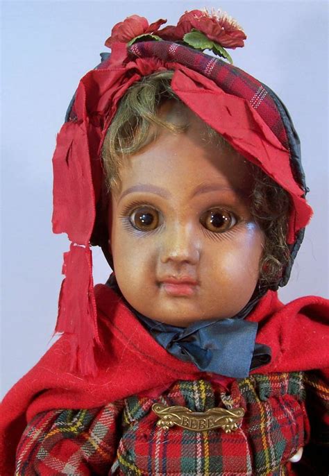 Gorgeous and Rare Antique 17 inch Black Tete Jumeau French Doll ...