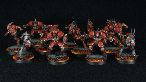 My first Blood Bowl full painted team, Mighty Red Hoof! :) : r/bloodbowl