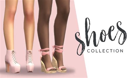 MY CC SHOE COLLECTION | Sims 4 Custom Content Showcase (Maxis Match) - YouTube