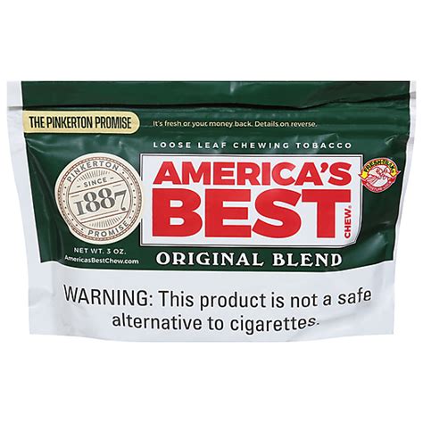 America's Best Chew Chewing Tobacco, Loose Leaf, Original Blend 3 Oz | Chewing Tobacco | Miller ...