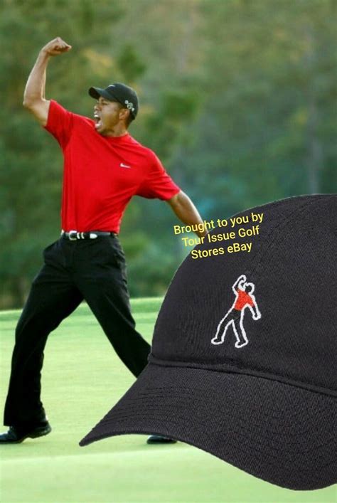 Nike Tiger Woods 2022 Masters Red Shirt Fist Pump Golf Hat Limited ...