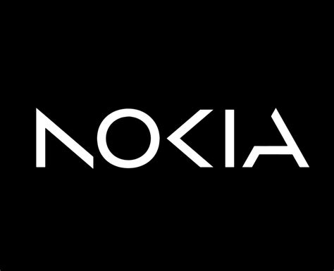 Nokia Brand Logo Phone Symbol White Design Finland Mobile Vector Illustration With Black ...