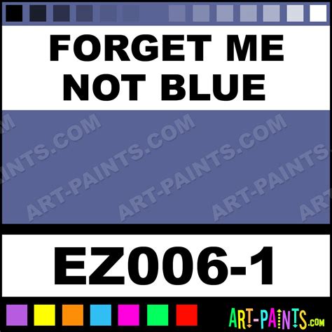 Forget Me Not Blue EZ Stroke Ceramic Paints - EZ006-1 - Forget Me Not Blue Paint, Forget Me Not ...